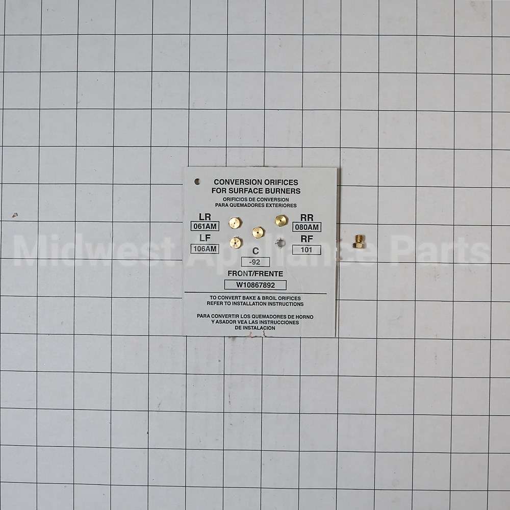 W11122556 Whirlpool Spud-Orfce