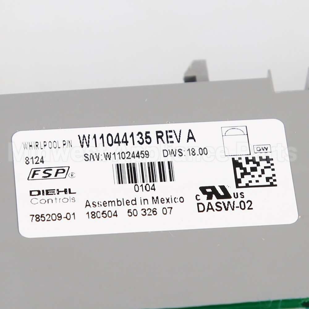 W11178673 Whirlpool Cntrl-Elec