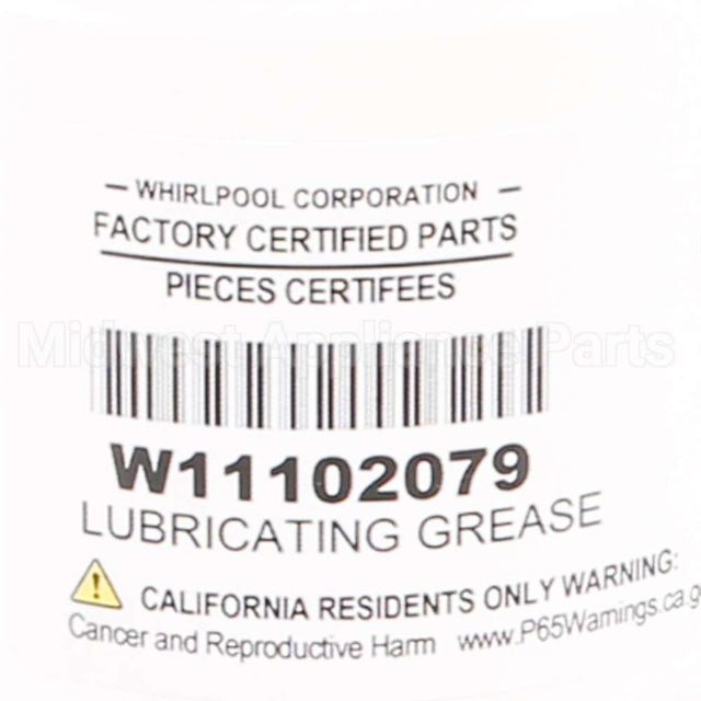 W11200218 Whirlpool Grease