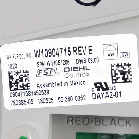 W11305296 Whirlpool Cntrl-Elec