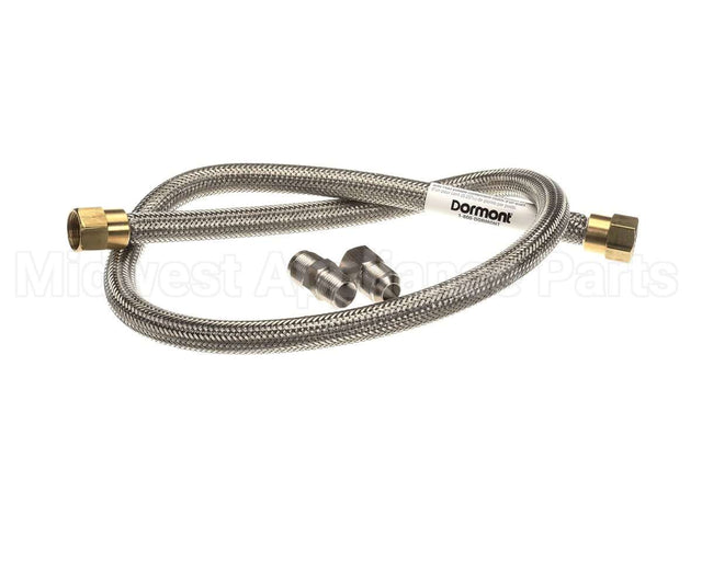 W50B48 Dormont Hi-Psi Water Connector, 1/2 Dia., 48 L