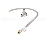 W75B2Q48 Dormont Hi-Psi Water Connector, 3/4 Dia., 48 L,