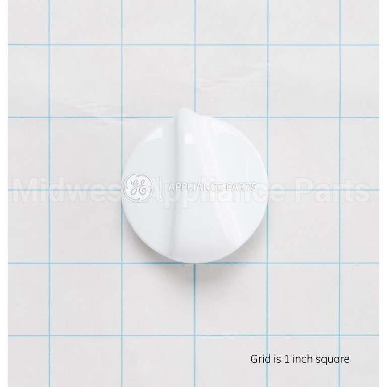 WB03K10034 GE Range White Burner Knob