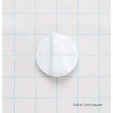 WB03K10034 GE Range White Burner Knob