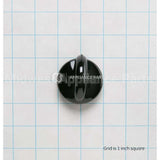 WB03K10141 GE Range Burner Control Knob - Black