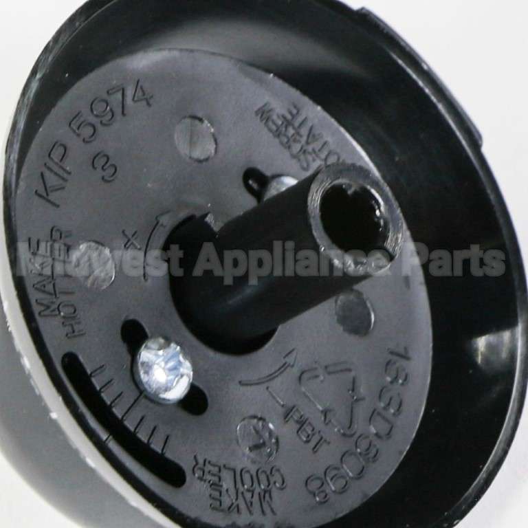 WB03K10159 GE Range Oven Knob - Black