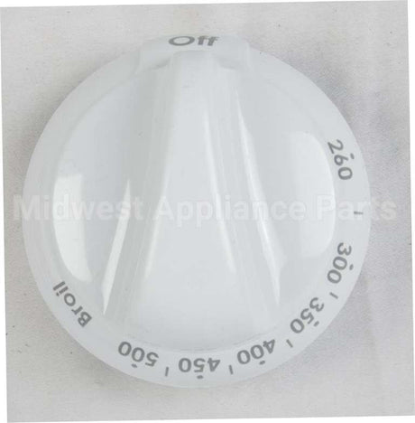 WB03K10244 GE Range Thermostat Knob - White