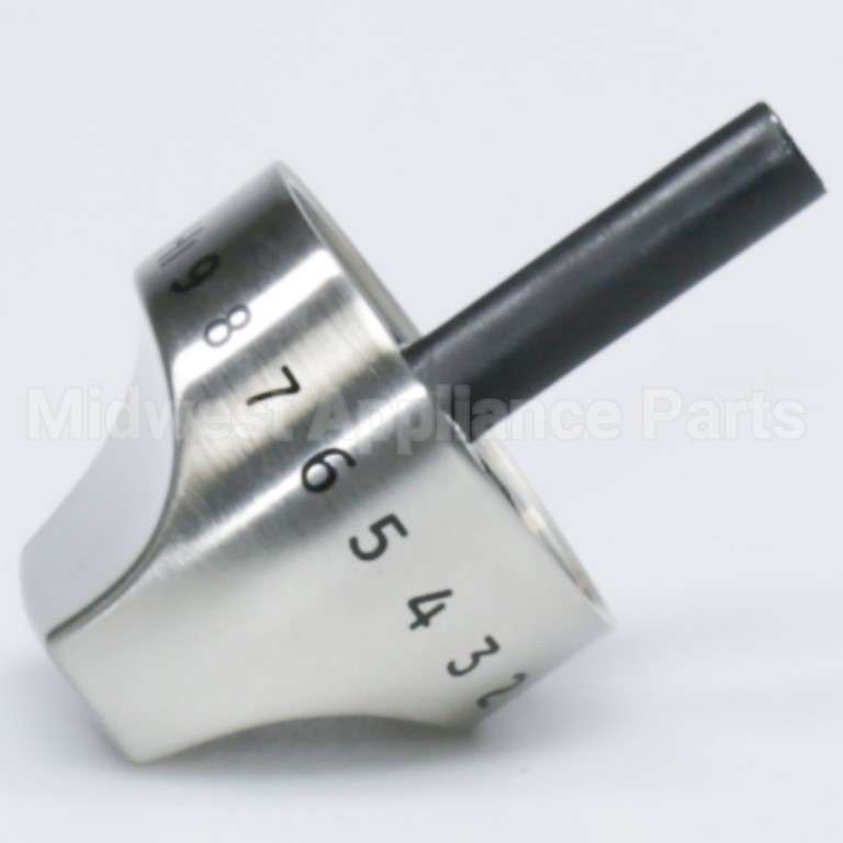 WB03K10265 GE Gas Range Knob - Stainless Steel