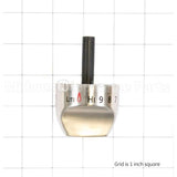 WB03K10265 GE Gas Range Knob - Stainless Steel