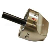 WB03K10265 GE Gas Range Knob - Stainless Steel