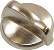 WB03K10306 GE Range Knob - Stainless Steel Look