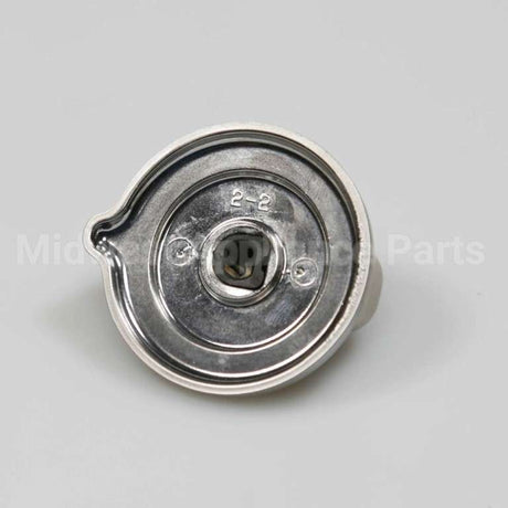 WB03T10266 GE Range Tri-Chrome-Plated Knob (Stainless