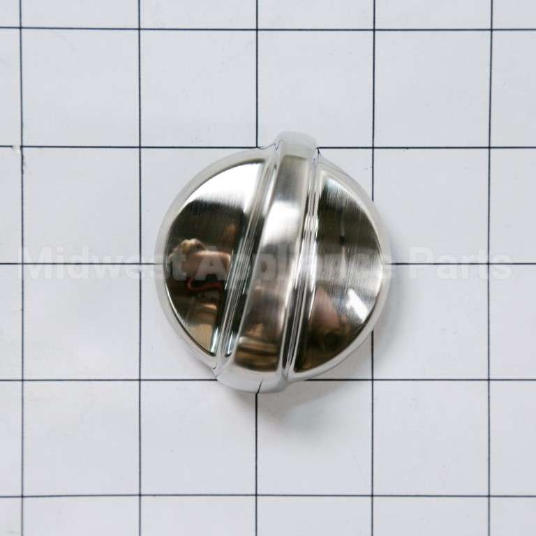 WB03T10325 GE Range Knob - Stainless Steel Look
