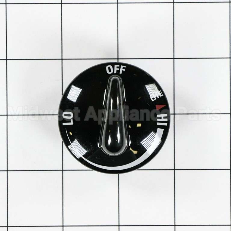 WB03X10122 GE Knob Control Black