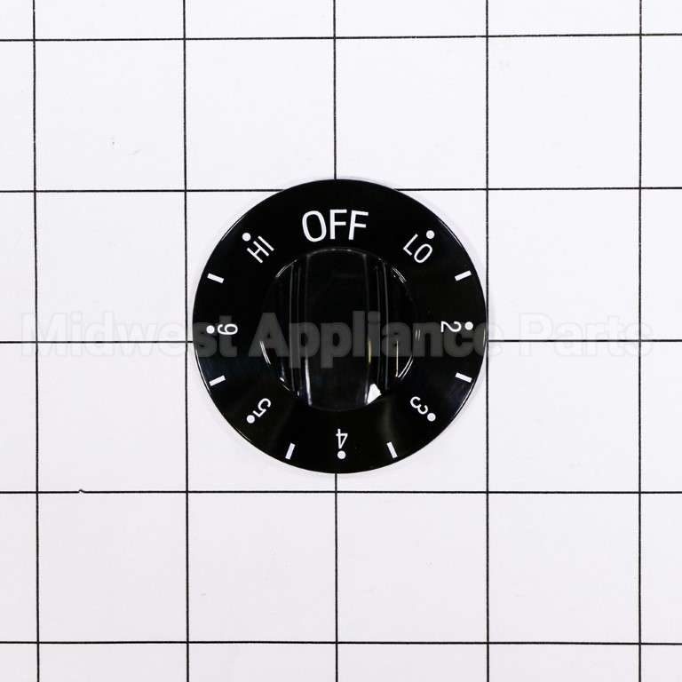 WB03X10276 GE Range Black Control Know With S