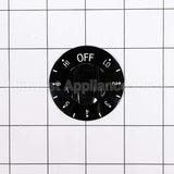 WB03X10276 GE Range Black Control Know With S