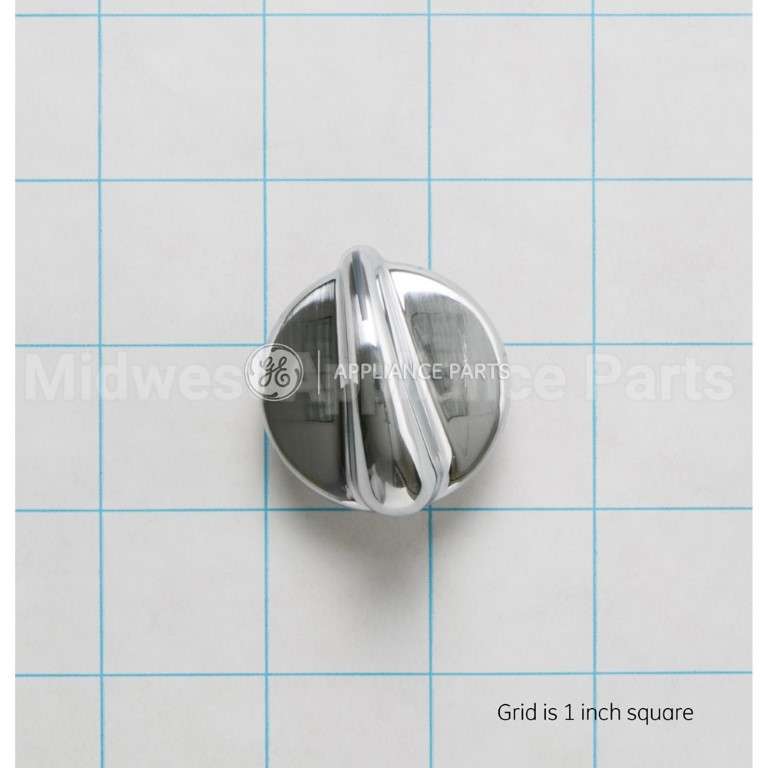 WB03X10316 GE Range Tri-Chrome Plated Knob (Ss)