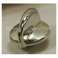 WB03X10316 GE Range Tri-Chrome Plated Knob (Ss)