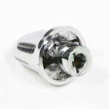 WB03X10317 GE Knob Vent Tri-Chrome Pl