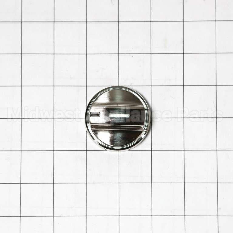 WB03X24965 GE Range Knob - Stainless Steel Look