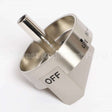 WB03X43508 GE Stainless Steel Knob Multi Ring