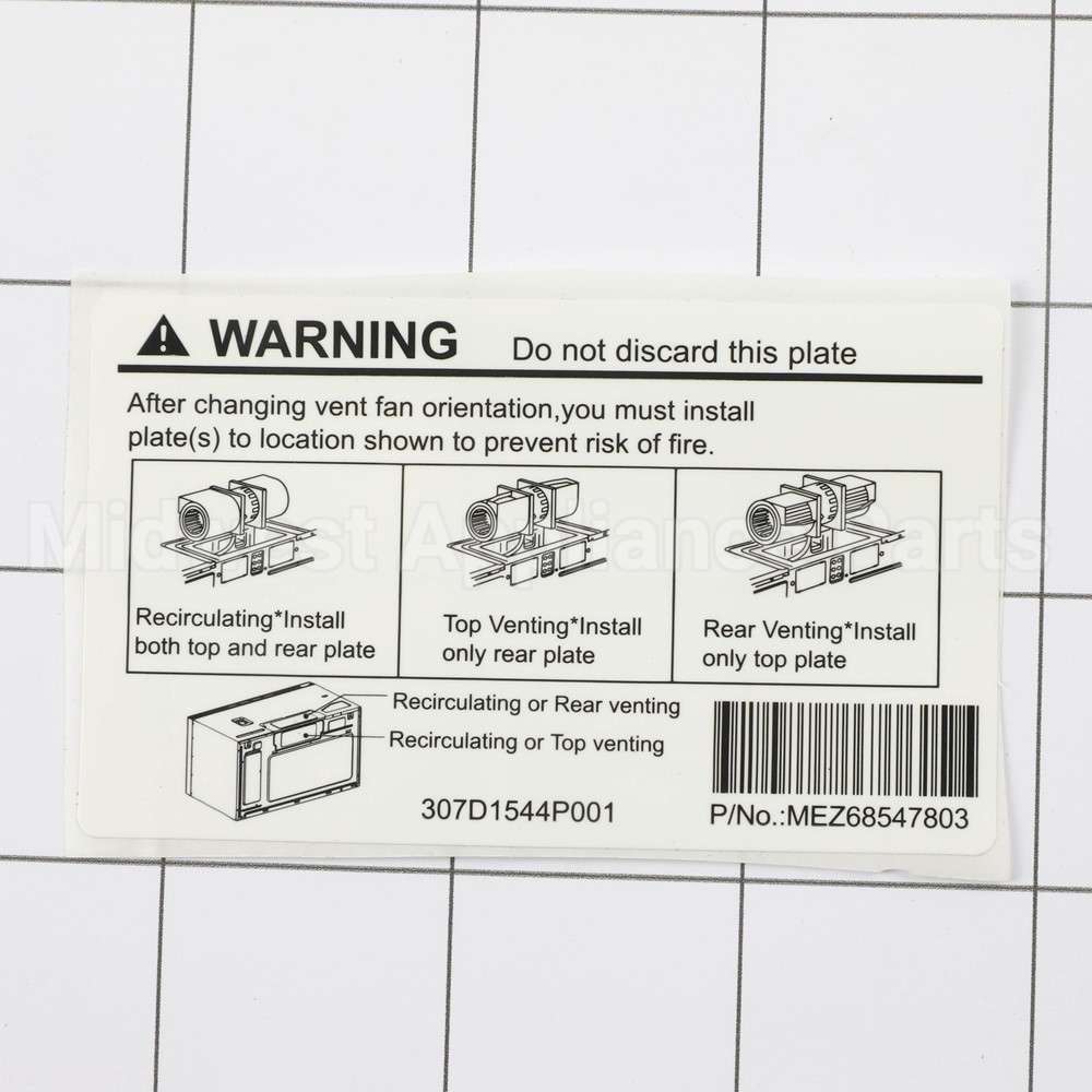 WB06X35395 GE Safety Cover