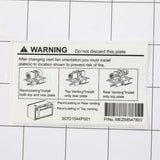 WB06X35395 GE Safety Cover