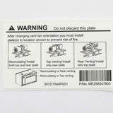 WB06X35395 GE Safety Cover