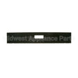 WB07T10736 GE Control Panel Assm Black