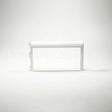 WB07X10195 GE Microwave Control Panel Frame - White