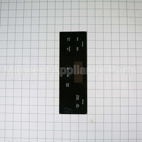 WB07X21373 GE Range Control Overlay - Black