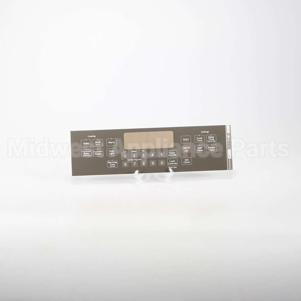 WB07X21417 GE Range Control Panel - Gray