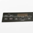 WB07X24620 GE Range Control Panel - Black