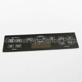 WB07X24620 GE Range Control Panel - Black
