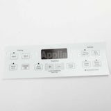 WB07X24623 GE Range Control Panel - White