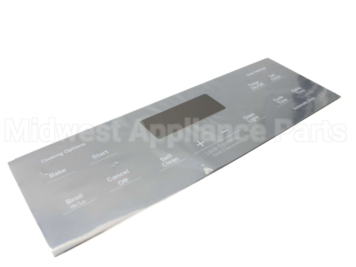 WB07X25217 GE Range Control Panel - Black