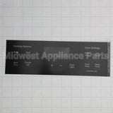 WB07X26634 GE Faceplate Graphics (Bk)