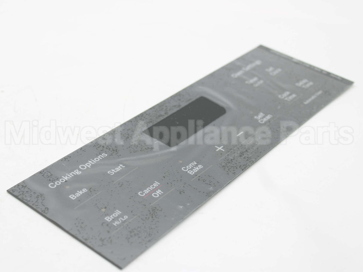 WB07X26740 GE Faceplate Graphics (Gy)