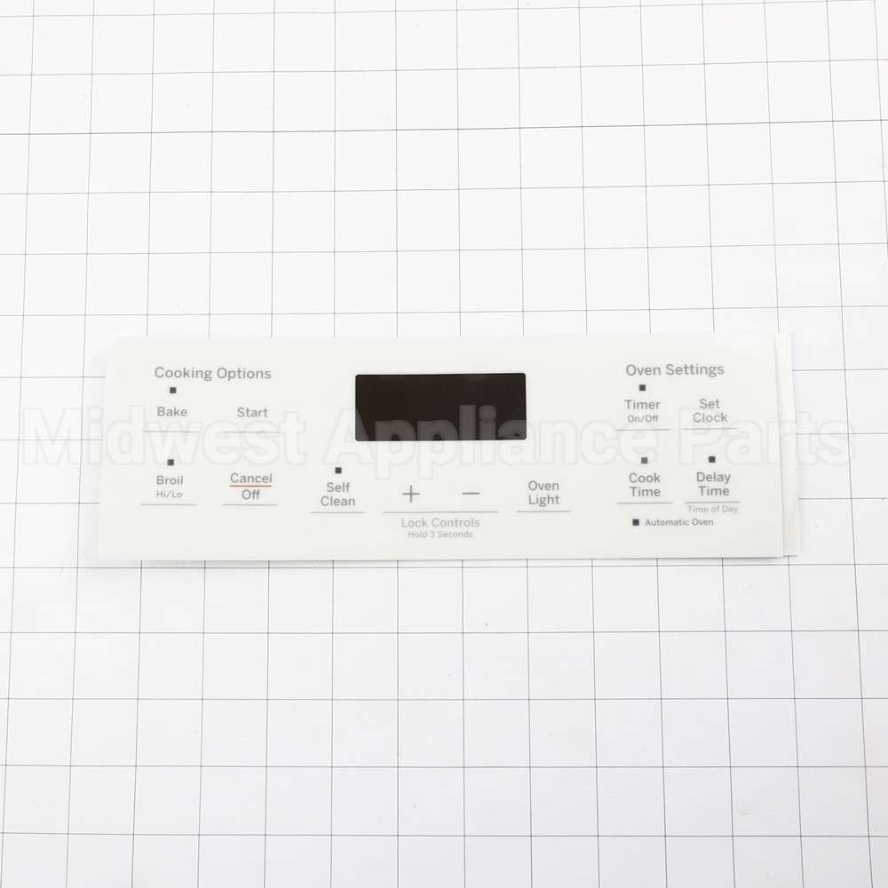 WB07X44619 GE Faceplate Graphics-White