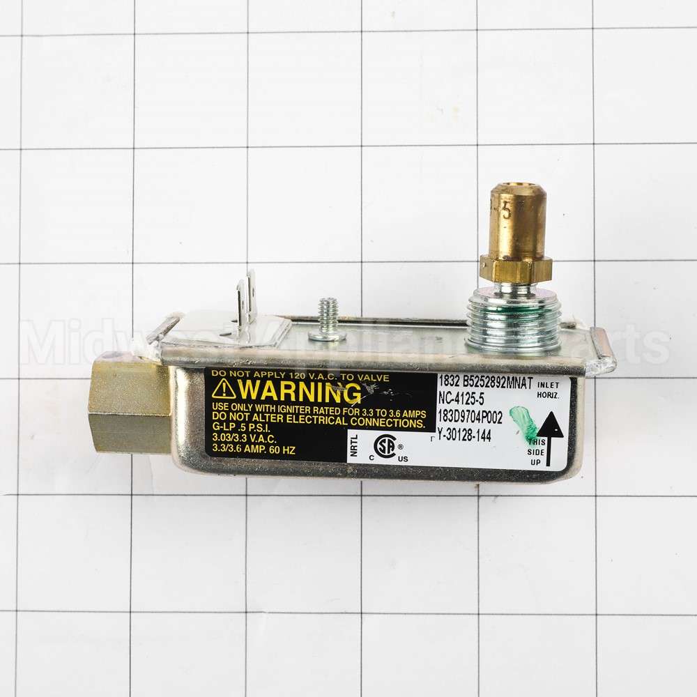 WB19K10029 GE Range Single Safety Valve