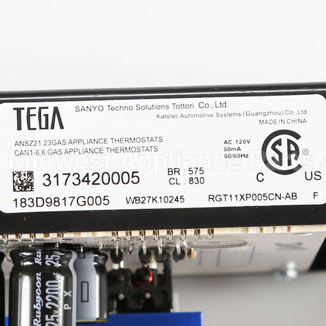 WB27K10245 GE Control Oven T011