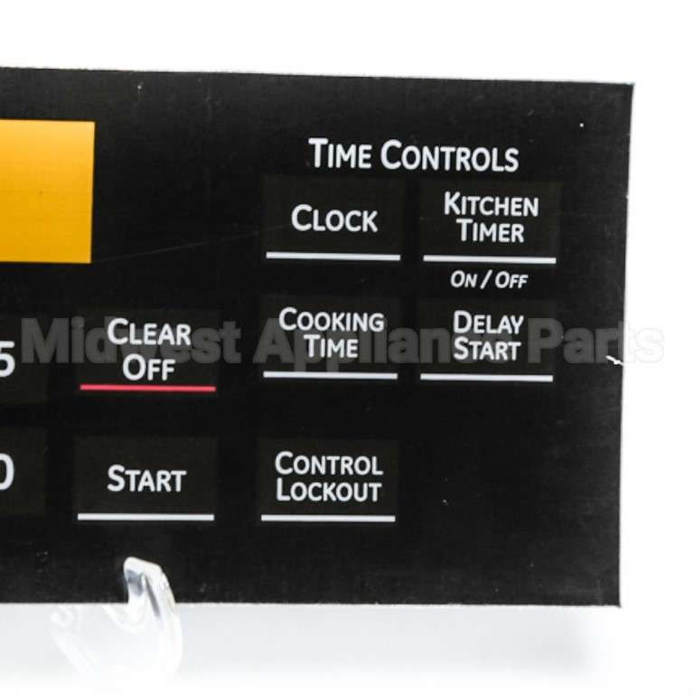 WB27K10277 GE Range Faceplate - T011 Black