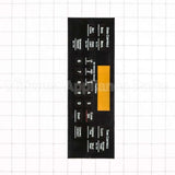 WB27K10277 GE Range Faceplate - T011 Black