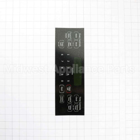 WB27K10407 GE Range Faceplate