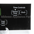 WB27K10412 GE Range Faceplate - T09-A Black