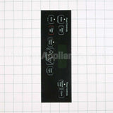 WB27K10412 GE Range Faceplate - T09-A Black