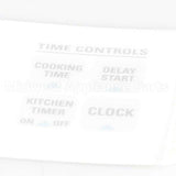 WB27K5338 GE Clock Plate-White