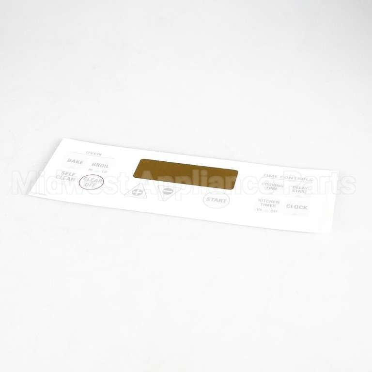 WB27K5338 GE Clock Plate-White