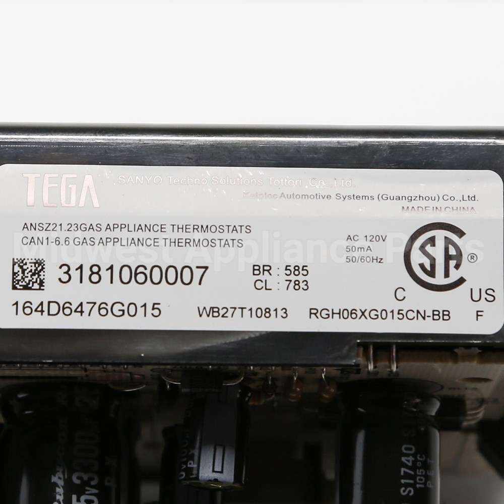 WB27T10813 GE Control Ovn Erc