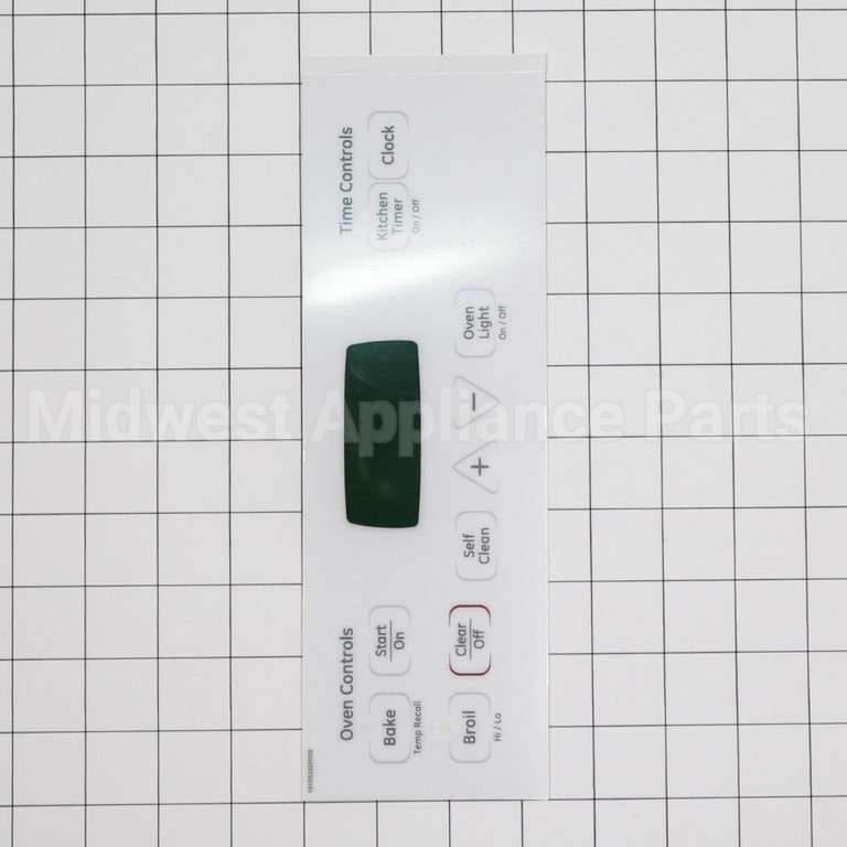 WB27T11014 GE Faceplate Graphics (Wh)